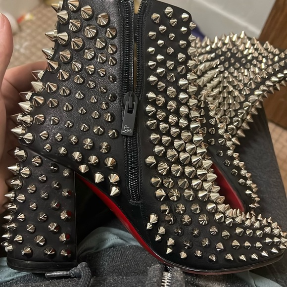 Christian louboutin spiked heel boots. Excellent condition only worn 4 times - Picture 1 of 1
